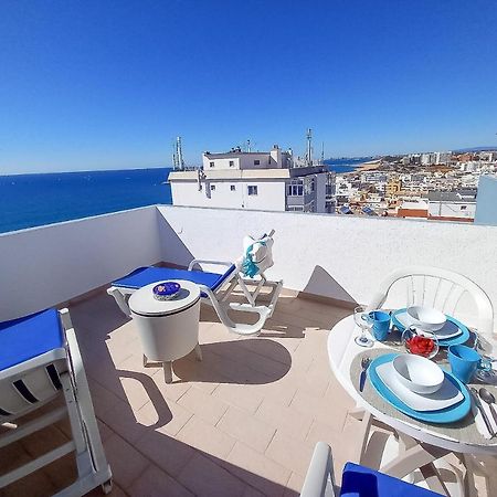 Mira Atlantico 13- Terraco Com Vista Mar E Cidade, Wifi, 80Mt Praia Quarteira Dış mekan fotoğraf
