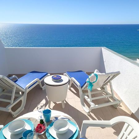 Mira Atlantico 13- Terraco Com Vista Mar E Cidade, Wifi, 80Mt Praia Quarteira Dış mekan fotoğraf