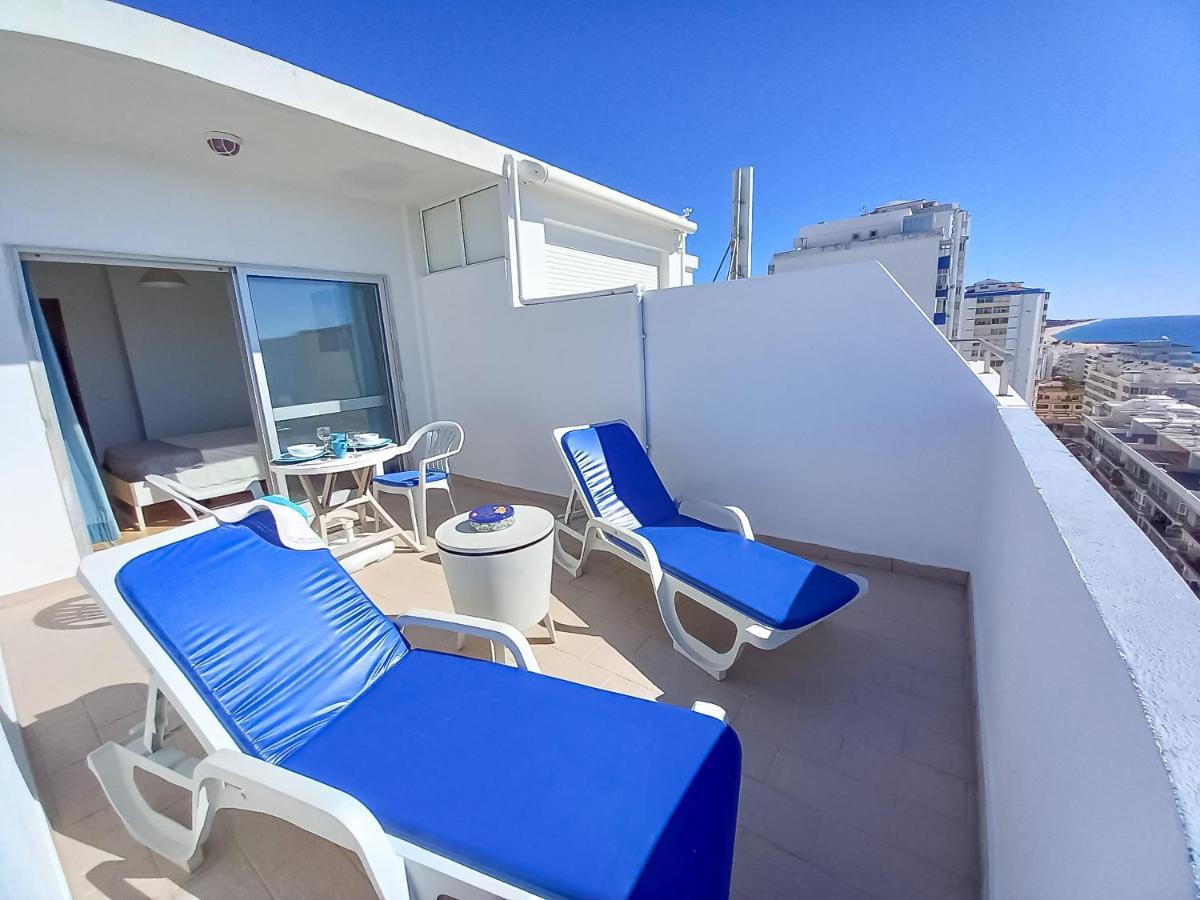 Mira Atlantico 13- Terraco Com Vista Mar E Cidade, Wifi, 80Mt Praia Quarteira Dış mekan fotoğraf