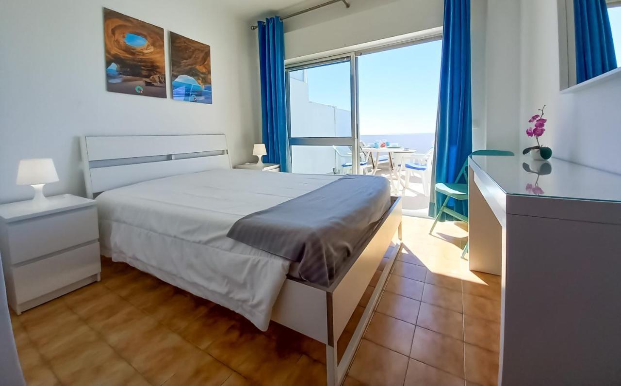 Mira Atlantico 13- Terraco Com Vista Mar E Cidade, Wifi, 80Mt Praia Quarteira Dış mekan fotoğraf