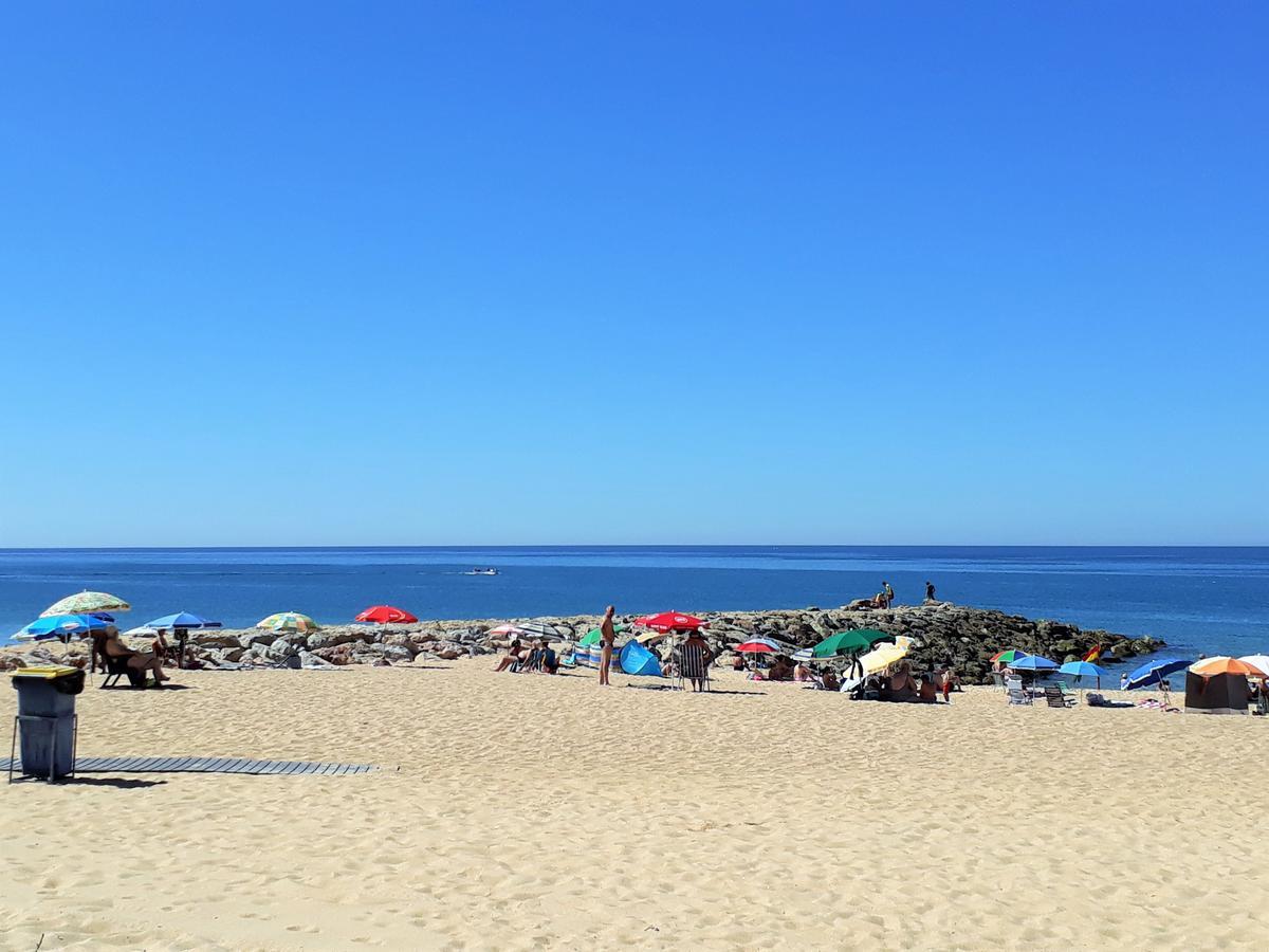 Mira Atlantico 13- Terraco Com Vista Mar E Cidade, Wifi, 80Mt Praia Quarteira Dış mekan fotoğraf